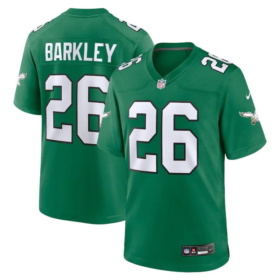 Eagles Saquon Barkley Kelly Green Ujersey